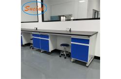 China Steel Hospital Chemistry Lab Desk , Multipurpose Science Laboratory Table supplier