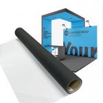 Durable 260gsm Black Back Polyester Fabric for Event Backdrops and Visual Displays for sale