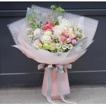 Plastic film florist wrapping paper 58cm*58cm for sale