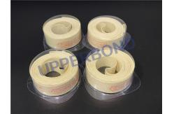 China High Strength Cigarette Making Machine Full Coated Garniture Tape Yellow Tape 0.5mm supplier