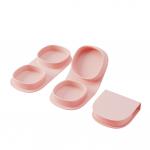 Baby Products High Temperature Food Grade Material Foldable Silicone Lunch Box for sale