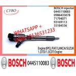 BOSCH Common Rail Injector 0445110083 0986435078 55192495 71791255 71794071 93169113 for 0PEL/FIAT/LANCIA/SUZUKI 1.3JTD for sale