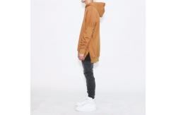 China Drop Shoulder Mens Oversized Pullover Hoodie Streetwear With Side Splits supplier