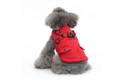 China Winter Pet Jacket Dog Clothes Traction Zipper Pattern Stay Warm supplier