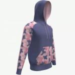 Sublimated Pullover Sports Team Hoodies Solid Pattern Anti Wrinkle
