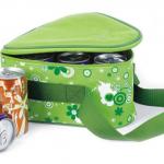 Triangle 600D Polyester Insulated Cooler Bag Picnic Insulated Lunch Box With PEVA Lining for sale