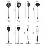 9 Pieces SS Handle Silicone Non Stick Utensils Set Lead Free
