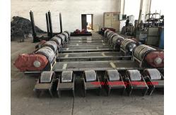 China 100 Ton Pipe Welding Turning Rollers Bolt Adjustment For Wind Tower supplier