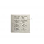 IP67 Rated Backlight Industrial Metal Keypad With 0.45mm Short Stroke  for sale