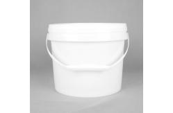 China Transparent Plastic Bucket for Food Packaging Customizable IML Printing Smooth Surface supplier
