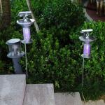 24PCS Solar Mosquito Killing Lamp Bug Lights Intelligent Light Control Lamp