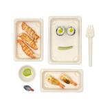 Cake Sushi Packing Box Eco Friendly Biodegradable Compostable