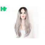 Crazy Party Synthetic Cosplay Wigs Non - Remy Hair Black Gray Or Custom Color for sale