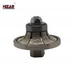 CNC Stone Engraving Stone Router Bits No 3 Grit Hand Profile M14 Thread 75mm for sale