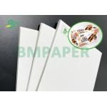 Fully Recyclable 270gsm 325gsm White Bleach Board For Food Packaging for sale