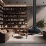 Custom Mid Century Modern Hanging Fireplace Create Space for sale