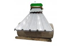 China Glazed Steel Roofing Sheet Manufacturing Machine For Construction Works supplier