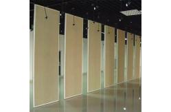 China Factory Direct Soundproof Wooden Folding Office Movable Partition Wall For Hotel supplier
