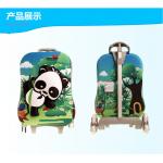Animal Print Kids Hard Case Luggage / Suitcases For Kids Cartoon Panda Pattern for sale