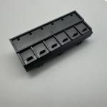 CAT5e/CAT6/CAT6A Patch Panel Front Panel Adapter 6 Slots for RJ45 Keystone UTP Black