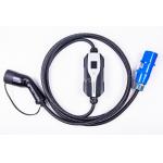 Type 1 And Type 2 16A Portable EV Charger With IEC309 CEE Plug for sale