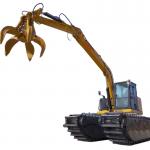 Dredge Amphibious Excavator Undercarriage Pontoon Floating Corrosion Resistant for sale