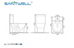 China Professional ceramic single piece toilet  customized service , single piece wc supplier
