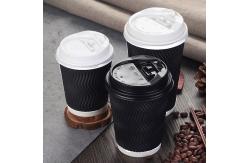 China FDA 90mm Diameter Paper Disposable Cups For Hot Drinks supplier