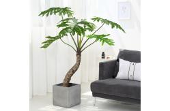 China 180cm High Artificial Philodendron Evergreen Real Touch Leaves No Caring Potted Plant supplier