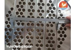 China ASME SA182 F316L SS Baffle Tubesheet For Heat Exchanger , Placa Caldera supplier