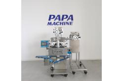 China P188 Automatic Four Hoppers Mooncake Encrusting Machine For Sales supplier