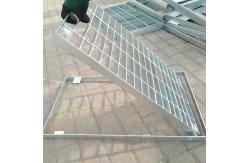 China ASTM A36 Hot Dip Galvanized Grating Trench Cover With Frame supplier