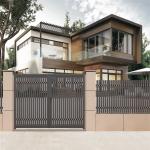 Heavy Duty Driveway 6063 T5 Aluminium Fence Gate Custom for sale