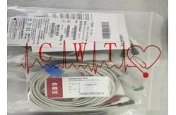 China 12 Pin Patient Monitor Accessories , 1m 5 Lead Ecg Cable supplier