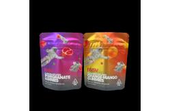 China 3.5 Gram Plastic Pouches Packaging Custom Label Printed CBD Cookies Resealable k supplier