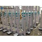Identity Card Barcode Login Health Check Kiosk For Height / Weight / Bmi / Blood Pressure for sale