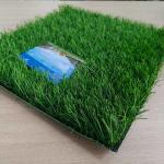 Straight Plus Curved Non Infill Artificial Turf 43mm Low Maintenance Wear Resistant High Permeablity for sale