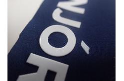 China Custom Logo Silicon Heat Transfer Clothing Labels For Luggages supplier