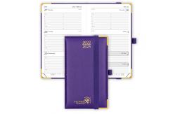 China FSC Purple Mini Academic Planner 2023 2023 With Monthly Weekly Plans supplier