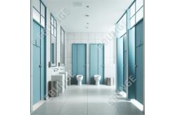 China Easy To Clean Hinged Door Toilet Partition Wall Toilet Partition supplier
