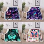 Customized Printed Microplush Home Warm Soft Fleece Blanket for sale