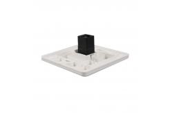 China Cat6 UTP RJ45 Keystone Jack , 8P8C Female Jack Inline Coupler Connector Adapter supplier