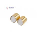 Cylinder Aluminum Disc Top Cap For Bottles 24mm Plastic Screw