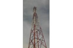 China Rooftop Telecom Tower With Bracket Lightning Rod Fall Arrest Aviation Light supplier
