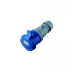 Three Phase  220V 16A Male Socket Sleeve Electrical Connectors Waterproof for sale