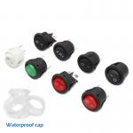 2 / 3pins Round Rocker Boat Switch For Ship Usage 6A 250V AC