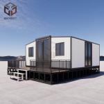 Adjustable Foldable 20ft Container Prefab Homes Customized for sale