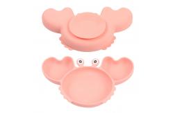 China Round 3 Years Old Silicone Dinnerware Set Microwave Safe Soft supplier
