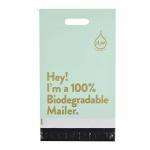 10x13 Inch Handle Compostable Mailing Bags Adhesive Thick Waterproof PE Poly