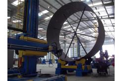 China 40T Tank Fabrication Fixed SAR Welding Turning Rolls Rubber Wheel 415V supplier